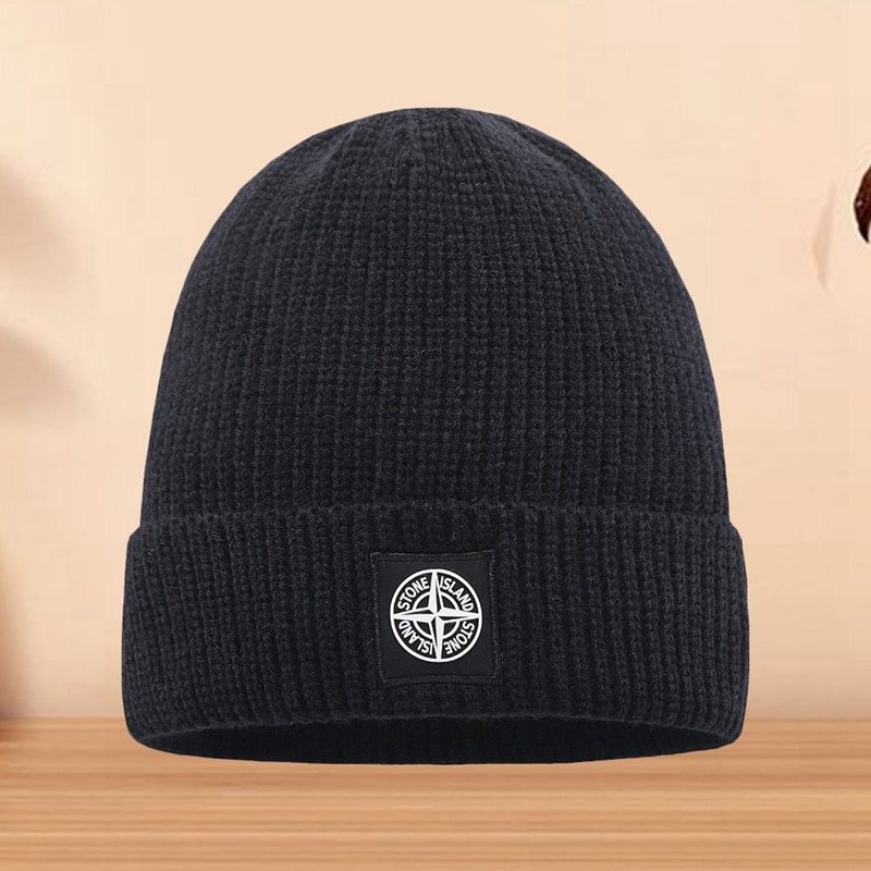 Winter Wolle Hüte für Frau Neue Beanies Gestrickte Mädchen Herbst Weiblich Mütze Kappen Wärmer Motorhaube Damen Beiläufige Kappe