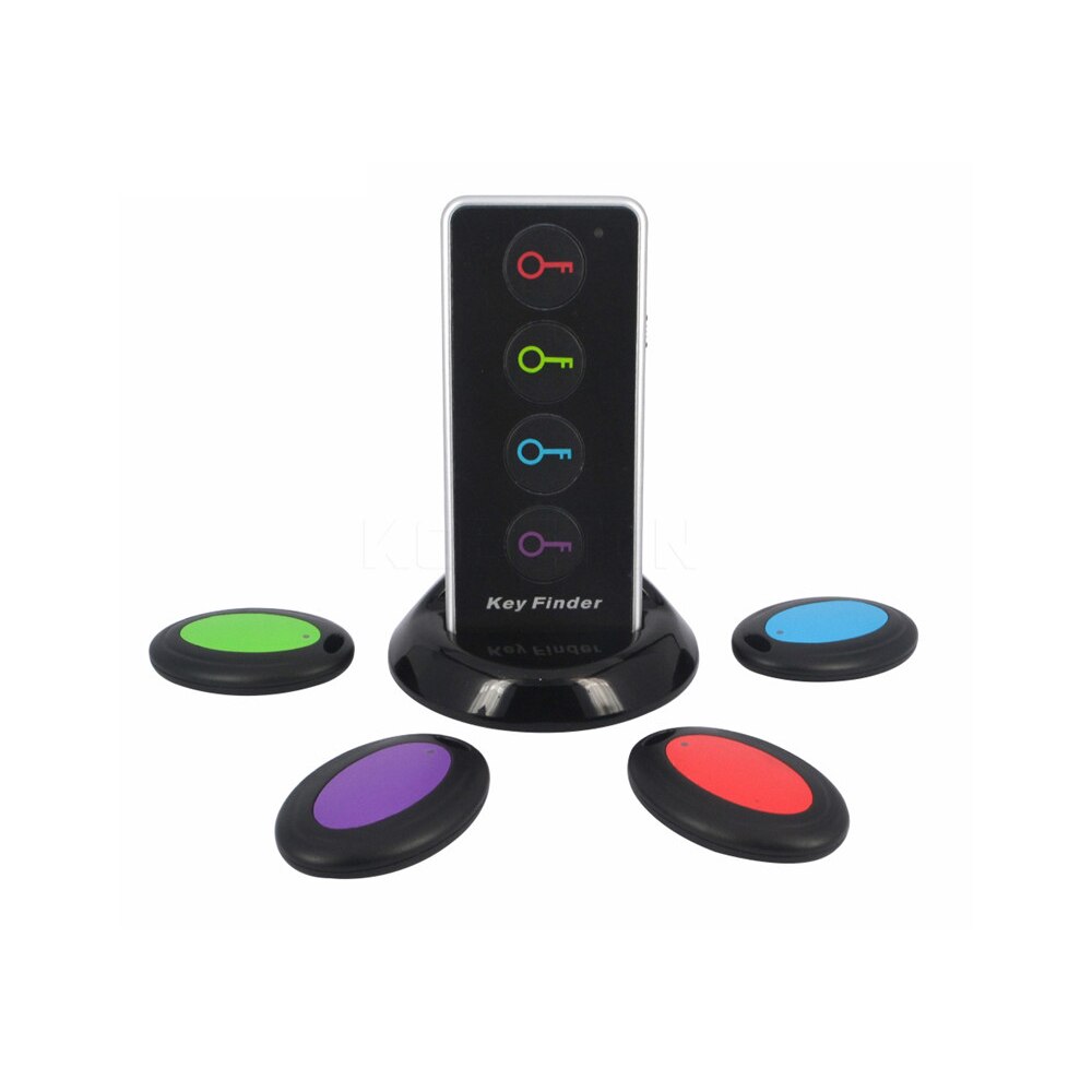 Key Finder Flashing Beeping Sound Control Alarm Anti-Lost Key Locator Finder Tracker with Key Ring: 1PCS