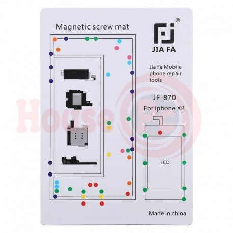 Tapijt Magnetische Kaart Schroeven Reparatie Voor Iphone Xr 15 Cm X 10 Cm