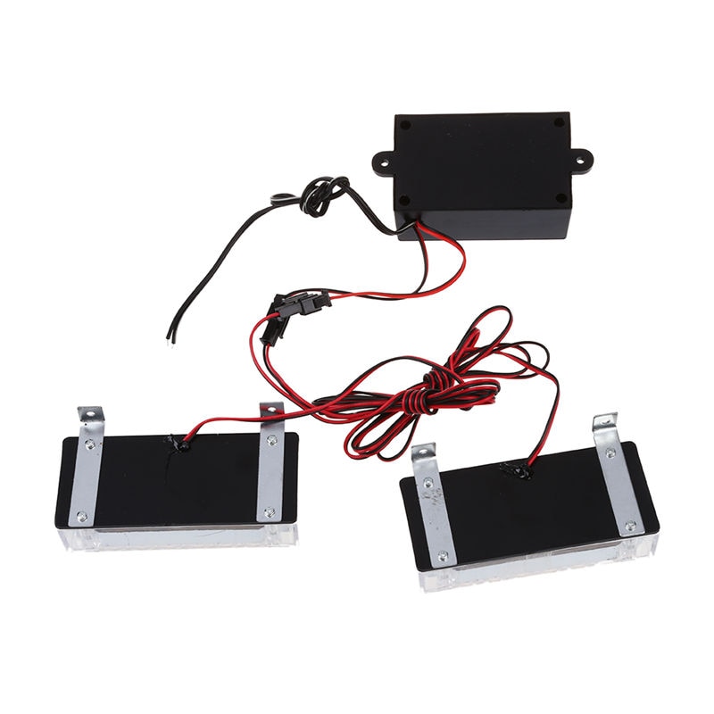 3 standen 22 led stroboscoop achterlicht knipperend wit