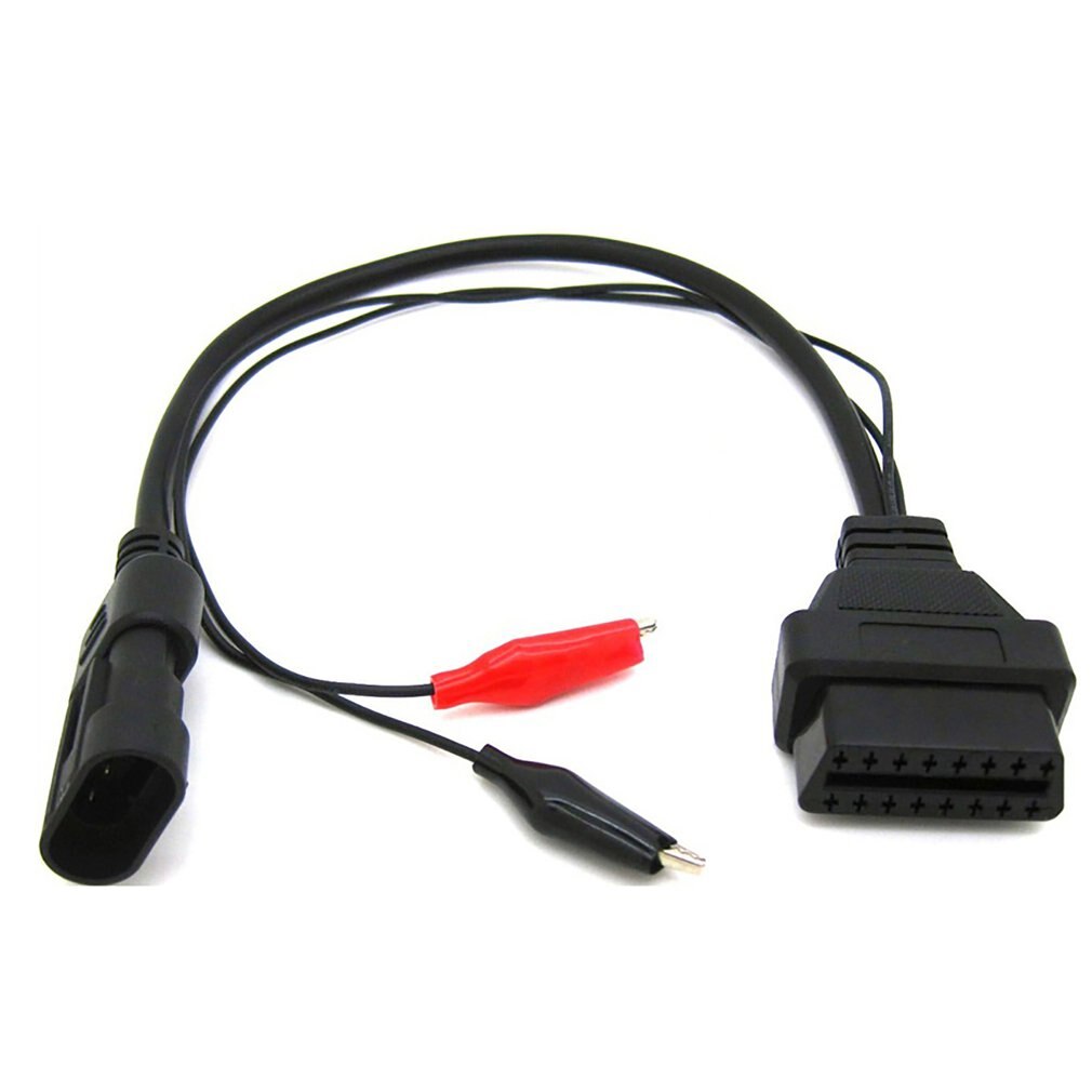Cable adaptador OBD2 de 3 pines a 16 Pines, conector de diagnóstico para Fiat Alfa Lancia