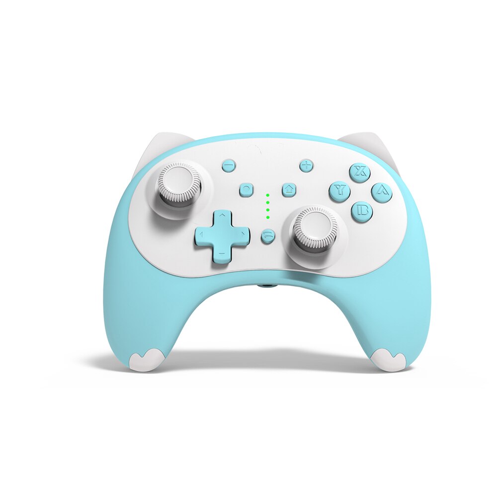 Stoga Wiireless Bluetooth Auto Turbo Wakker Gamepad Pc Cartoon Kitty 6-As Gyroscop Controller Voor Nintendo Switch: Default Title
