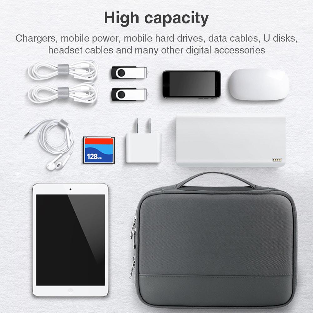 Organizador electrónico Universal, bolsa de viaje para cables, accesorios electrónicos, bolsa de almacenamiento portátil para cargador de Cable de teléfono