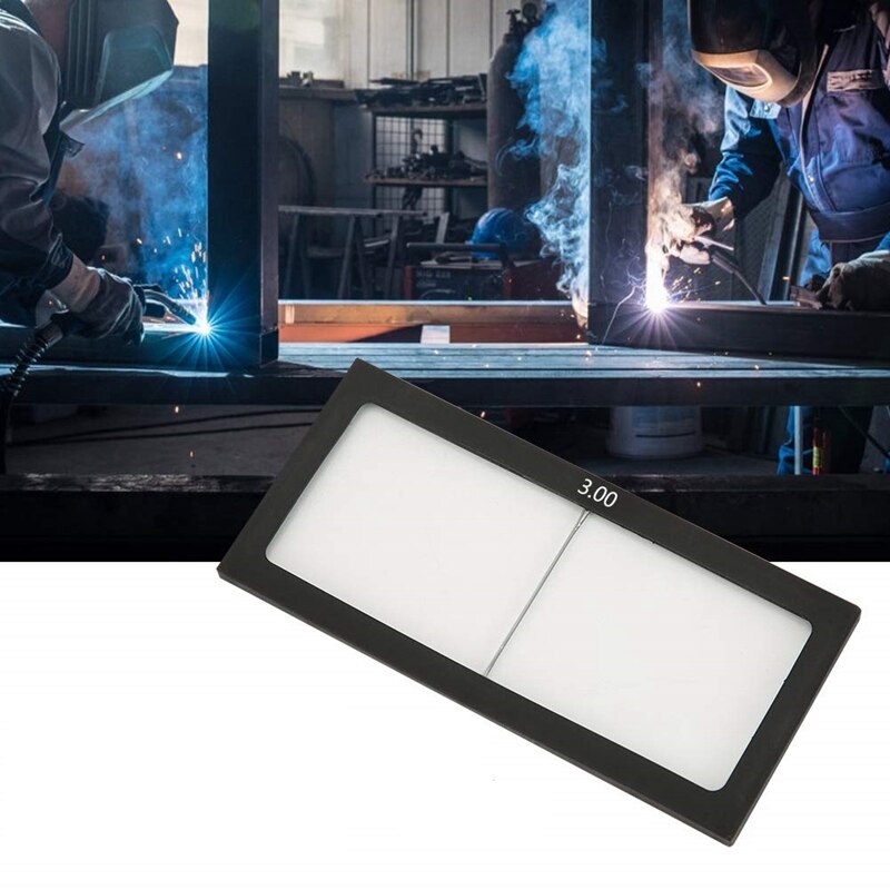 Welding Magnifying Lens Welding Glasses Magnifier Lens for Welding Helmet Eye-Protection Welding Accessories 3.0 Diopter