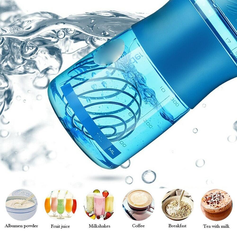 1Pc acier inoxydable remuant boule mélangeur mixte bouteille lait jus mélange ensemble boisson mélangeur bouteille protéine Gadgets barre d'eau M2E7