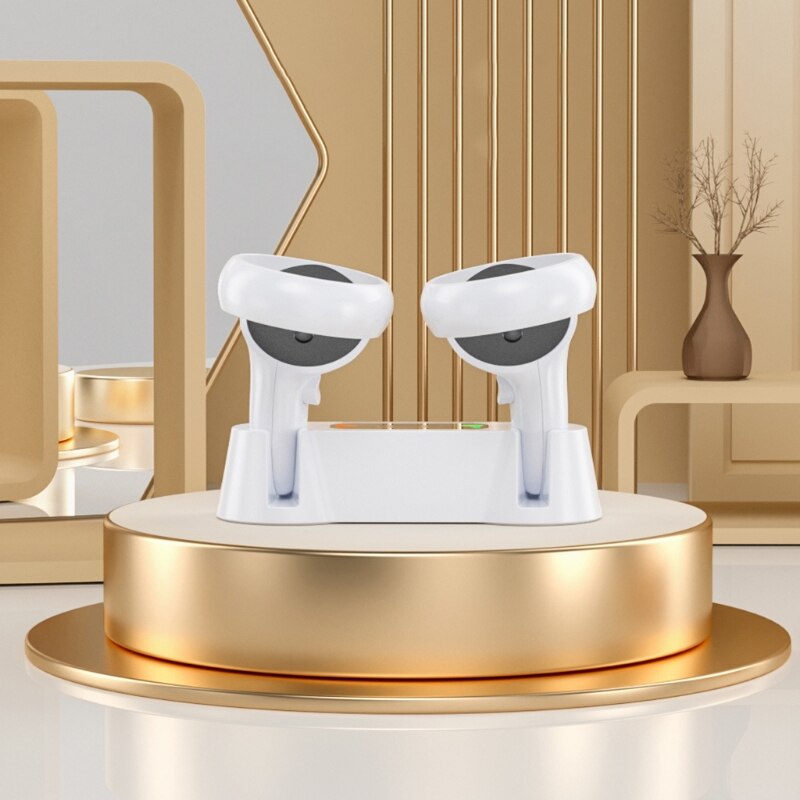 Base de cargador rápido para juegos de realidad Virtual, estación de carga magnética para Oculus Quest 2, gafas virtuales, accesorios gratis, D29 21, nueva