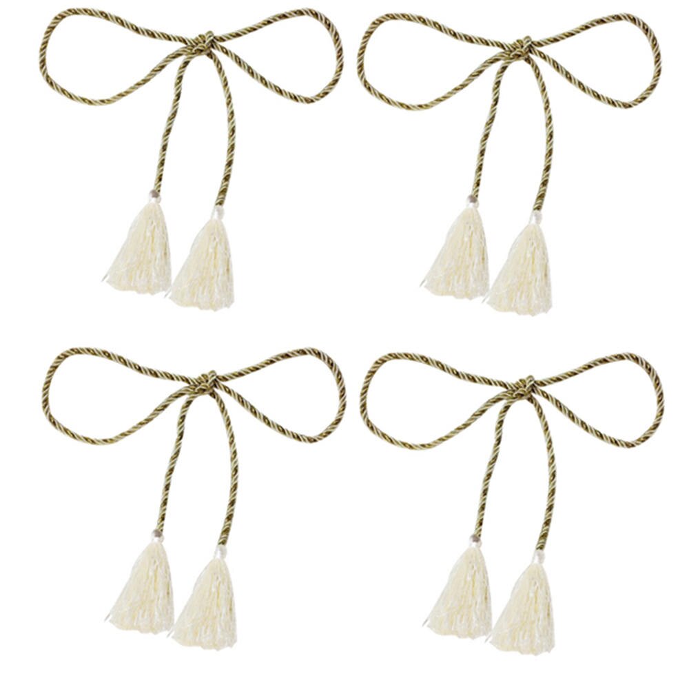 4 stk luksus gardin bindebånd spænde hængende kugle binde tilbage stropper holdere tilbehør børste binde stropper spænde indretning