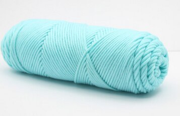 Fil de soie naturel doux, 500 g/lot, fil épais pour tricoter, laine bébé, crochet, écharpe, pull, fil de tissage,: 05 lakeblue