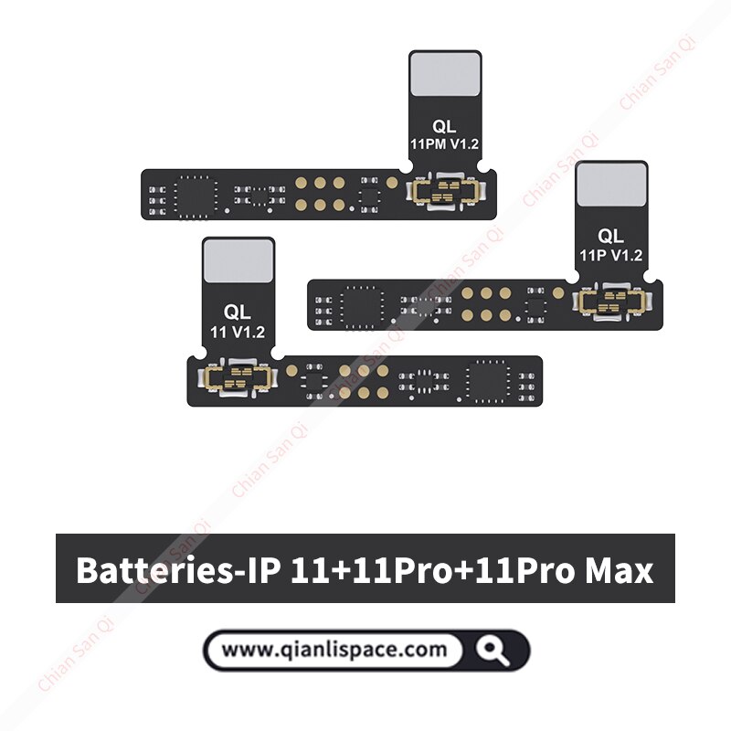 Qianli Apollo 6 In 1 Herstellen Detectie Apparaat Voor 12 11 Pro Max Xr Xsmax Xs 8P 8 7 True Tone Batterij Headset Baseband Reparatie: 11 Series 3PCS