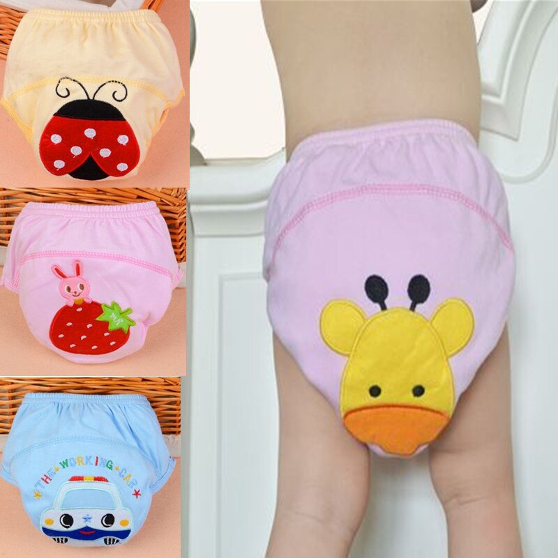 10pc/Lot Training Pants/Child Cloth Study Pants/Reusable Nappy Washable Diapers Underwear
