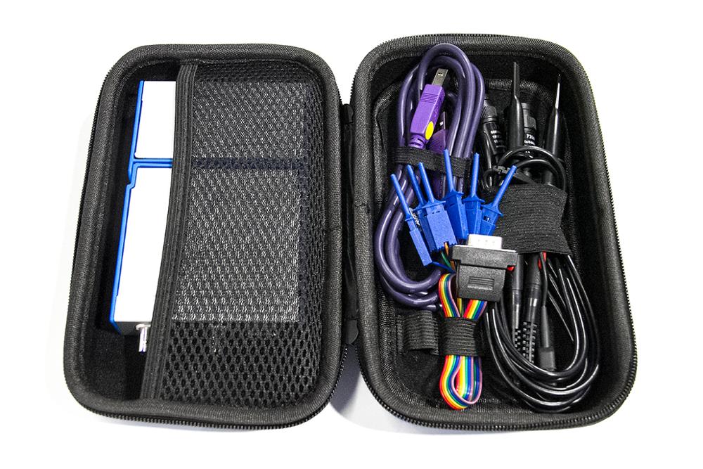 Loto usb/pc oscilloskop værktøjstaske / bæretaske / lynlåstaske, til elektronisk værktøj og tilbehør