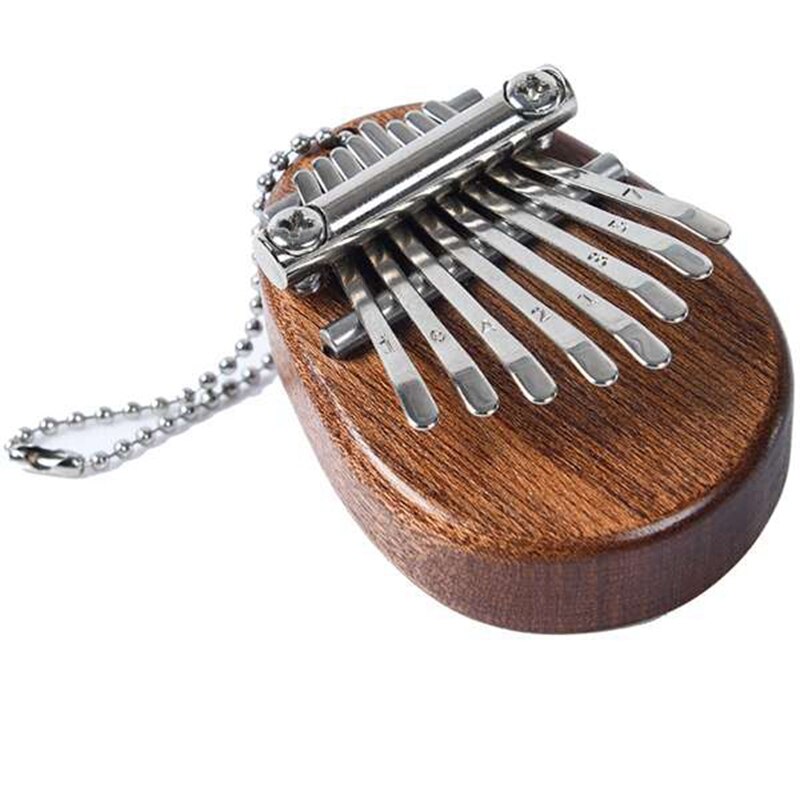 Portable Mini 8 Keys Thumb Piano Pocket Piano Portable Musical Instrument for Kids Beginner Learner