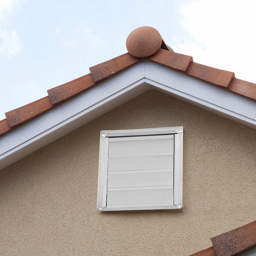 Stainless Steel 100mm Duct Grill Wall Air Vent Square Tumble Dryer Extractor Fan Outlet Air Vent Duct Grill