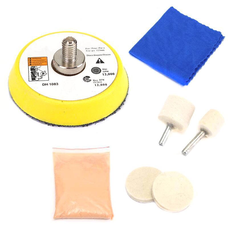 A1Set Auto Glas Polijsten Kit Voorruit Window Krassen Remover Auto Glas Polijsten Kit Reparatie Tool