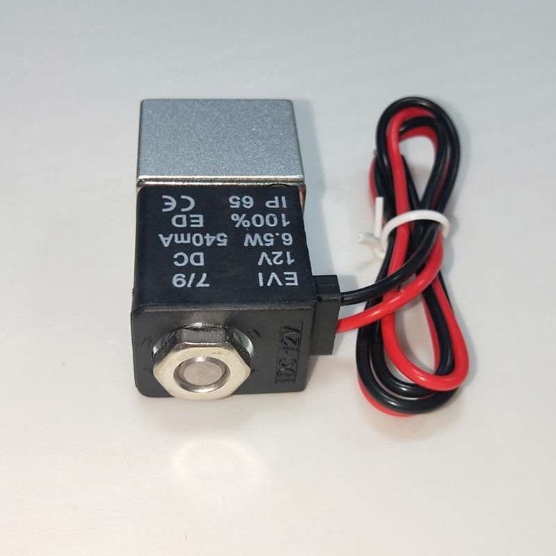 DC 12 V 24 V 110 V 220 V Magnetventil 1/4 "1/8" 2 Weg Normalerweise Geschlossen Direkt wirkende Pneumatikventile Für Wasser Luft Gas Heißer