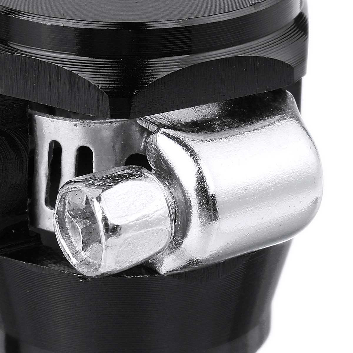 AN8 Hex Hose Finisher Clamp With Screw Band Hose End Cover Fitting Adapter