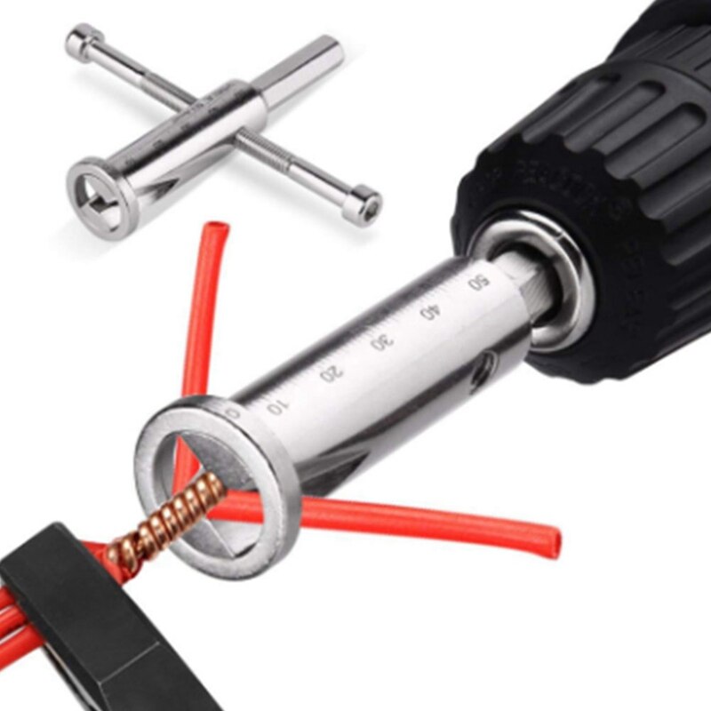 Stranding Tool, Wire Stripper and Stranding Tool, Portable Fast Wire Stranding Tool for Electric Drill Driver