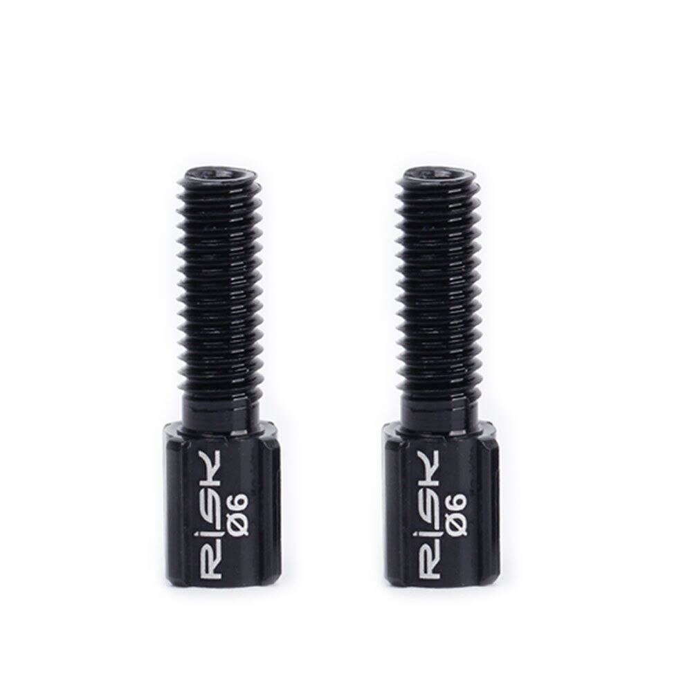 Tornillos de ajuste de palanca de pulgar para bicicleta de montaña, M5/M6, freno desviador trasero, tornillos de perno de línea de Cable: M6