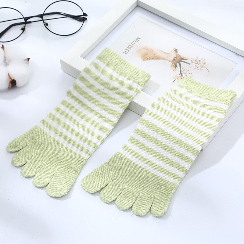 4-12Y Jungen Mädchen lässig Sport Atmungs Fünf-Zehe Socke für freundlicher Socken Mehrfarbig Baumwolle gestreift freundlicher-Finger Kleidung zeug