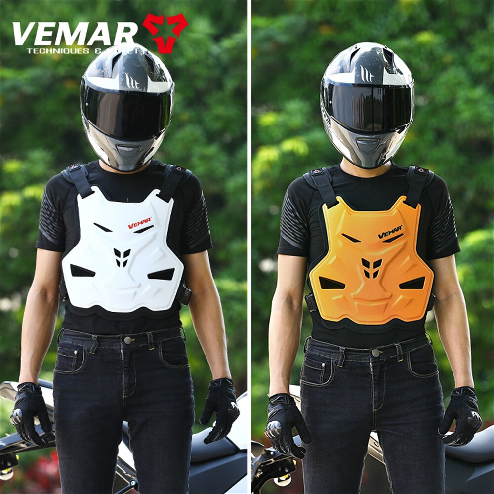 VEMAR Chest Protector Motorcycle Protection Body Armor Motocross Goods Vest Clothing Back Pitbike Equipment Gear Armour
