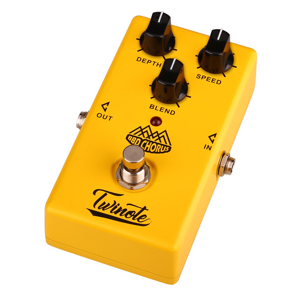 Twinote Analog BBD Chorus Effects Pedal Guitar Processsor Clean Nature Sound Low-Noise Circuit Guitar Accessories