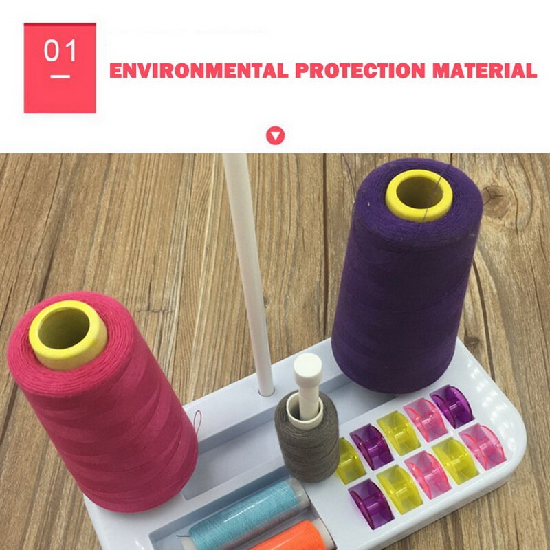 Newest Thread 3 Spool Holder Stand Rack Sew Quilting for Home Sewing Machine Sewing Thread Organizer Spool Stand Holder