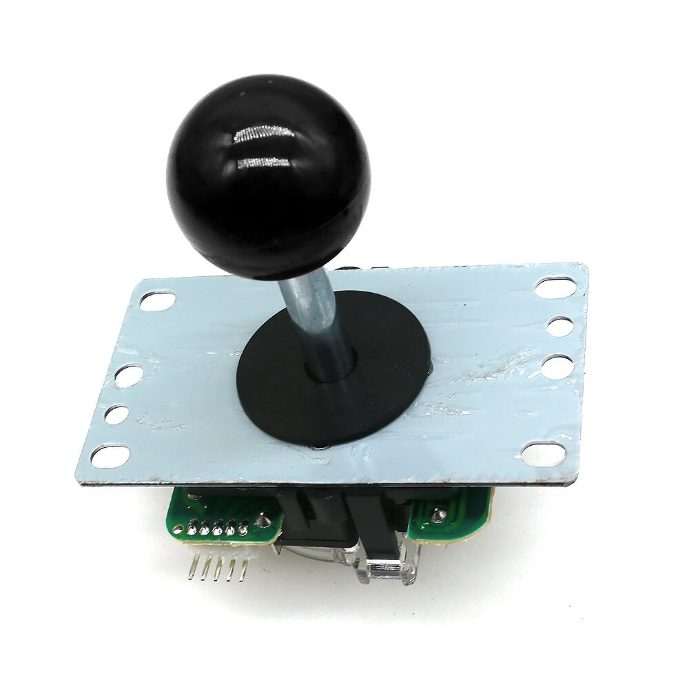 Copia de Joystick SANWA con conector de 5 pines, limitador cuadrado clásico de 8 vías, máquina de juego de salón recreativo, palo Neo Geo, piezas de bricolaje: Negro