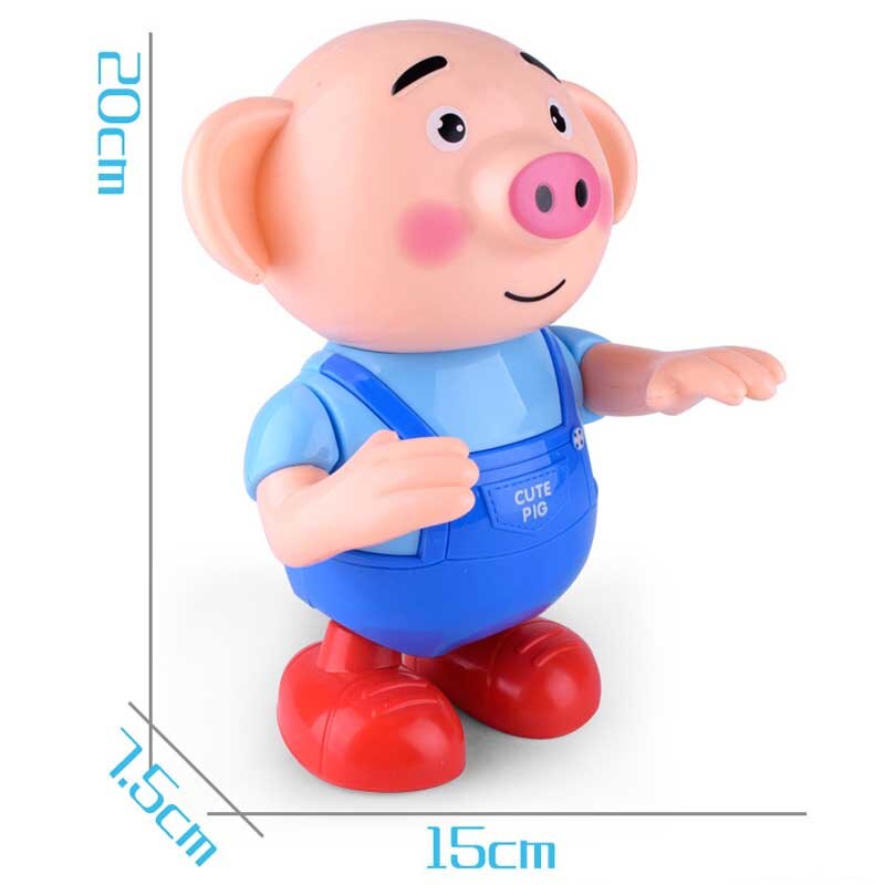 ¡Novedad de ! bonitos juguetes electrónicos para cerdos, mascotas para niños, música bailando, interesante de Año para niños,