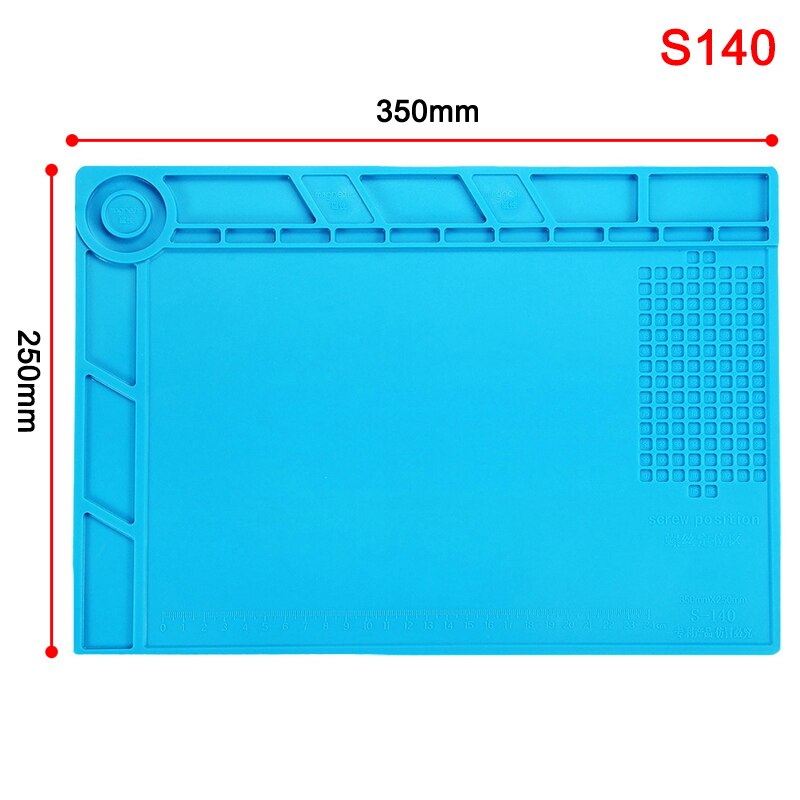 Warmte Isolatie Werken Mat Soldeerstation Iron Telefoon Computer Reparatie Mat Hittebestendig Isolator Platform: s140