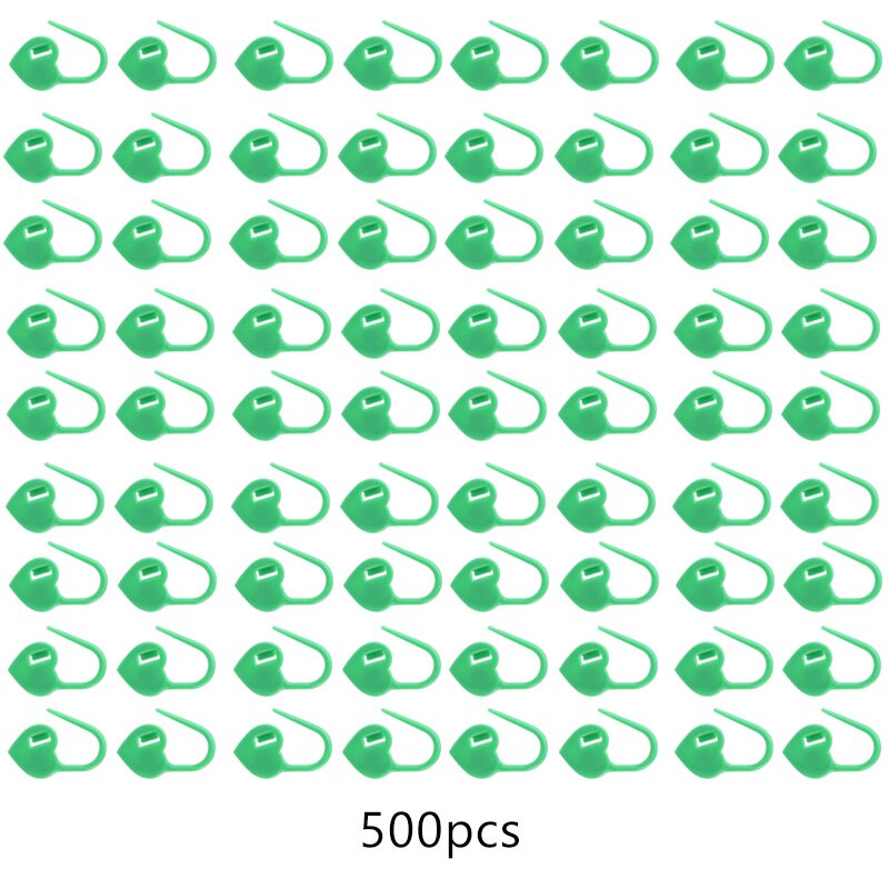 500Stck bunt Sicherheit Stifte Plastik Clips Marker Stifte Pro Stricken überqueren Stich Halter Handwerk DIY Nähen Bausatz Brosche Zubehör: Typ8