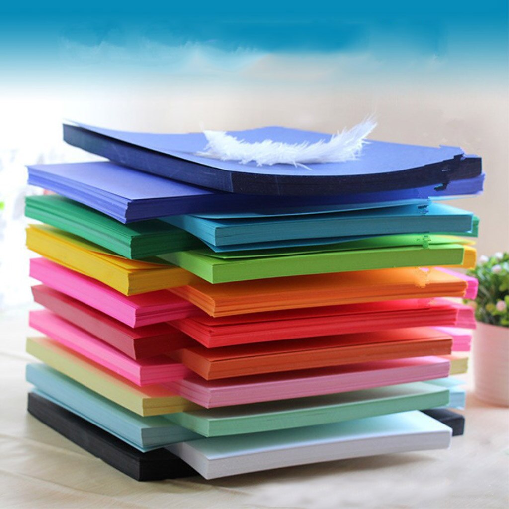 Kinderen Handgemaakte Papier Kleur Kartonnen Papier Snijgereedschappen Origami Gereedschap Diy Handwerk Maken Gereedschap # G30