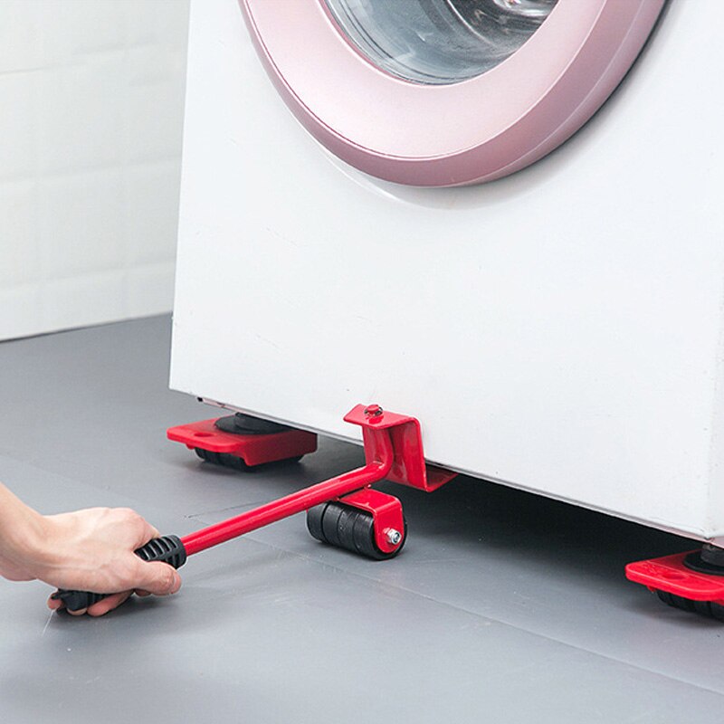 Heavy Furniture Moving Tool Transport Lifter Shifter Sofa Refrigerator Washing Machine Wheels Slider Roller Mover Device 5pc/set