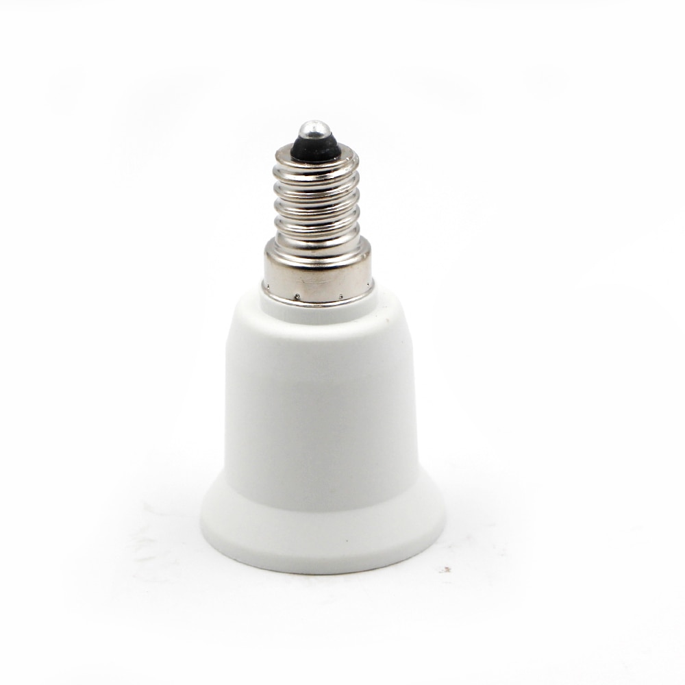 E14 naar E27 Adapter Converter Socket Houder Verandering AC110V 220 V LED Licht Lamp Brandwerende Vlamvertragende Voor LED Bulb