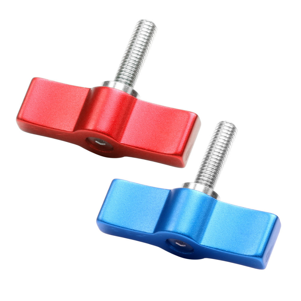 BGNing M4 M5 M6 Hand Tighten Screw Aluminum Alloy Handle Adjustable Screws for DSLR Camera Photo Studio Accessory