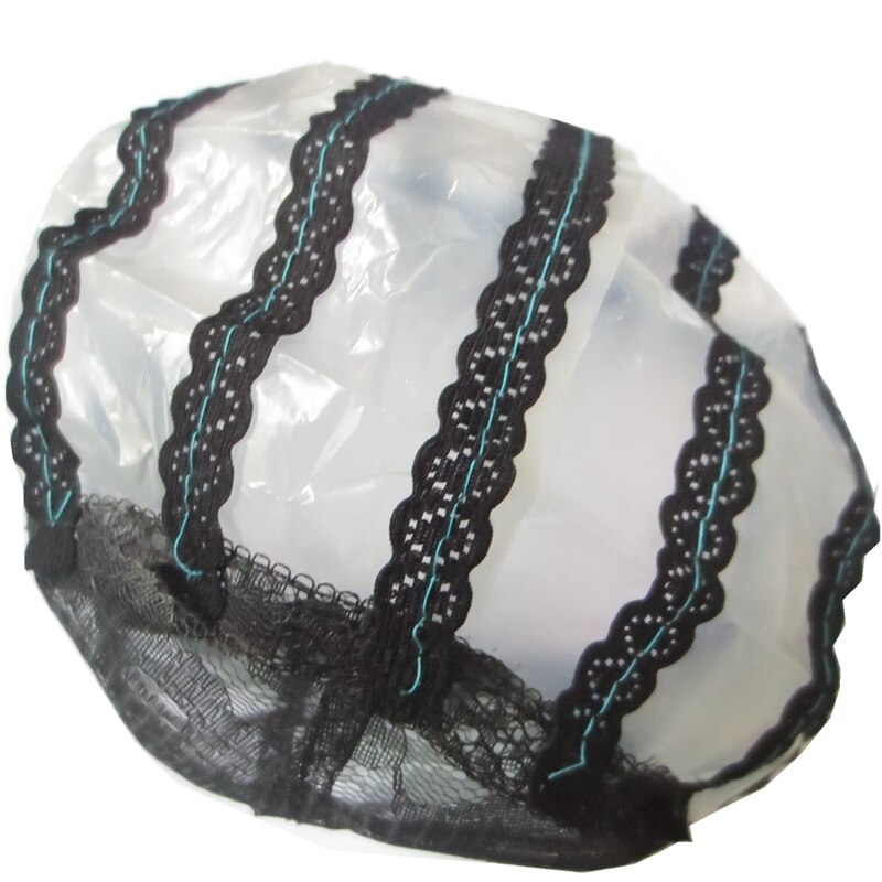 5PCS/Lot Black Plastic Mesh Caps for making wigs Weaving cap with adjustable strap S M L size