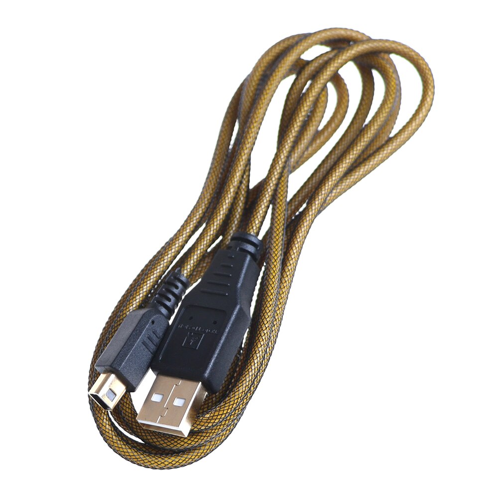 USB Charger Data Cable For Nintend 3DS XL/ 3DS / DSi / DSi XL / 2DS Sync Power Charger Cord Cable Gold Plated Charging