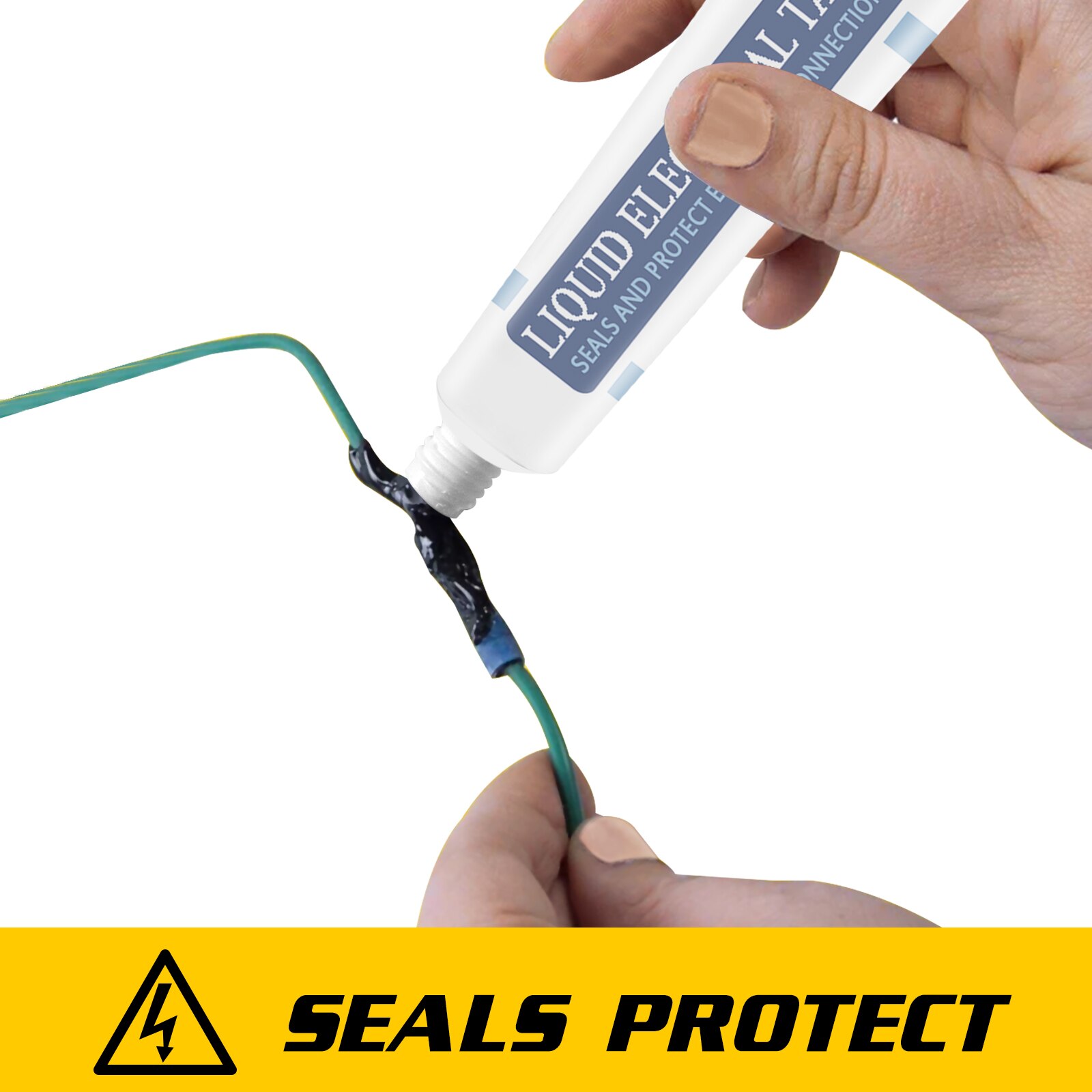 Cinta eléctrica aislante líquida, sellador electrónico fijo resistente a altas temperaturas, pegamento de sellado impermeable, 30ml
