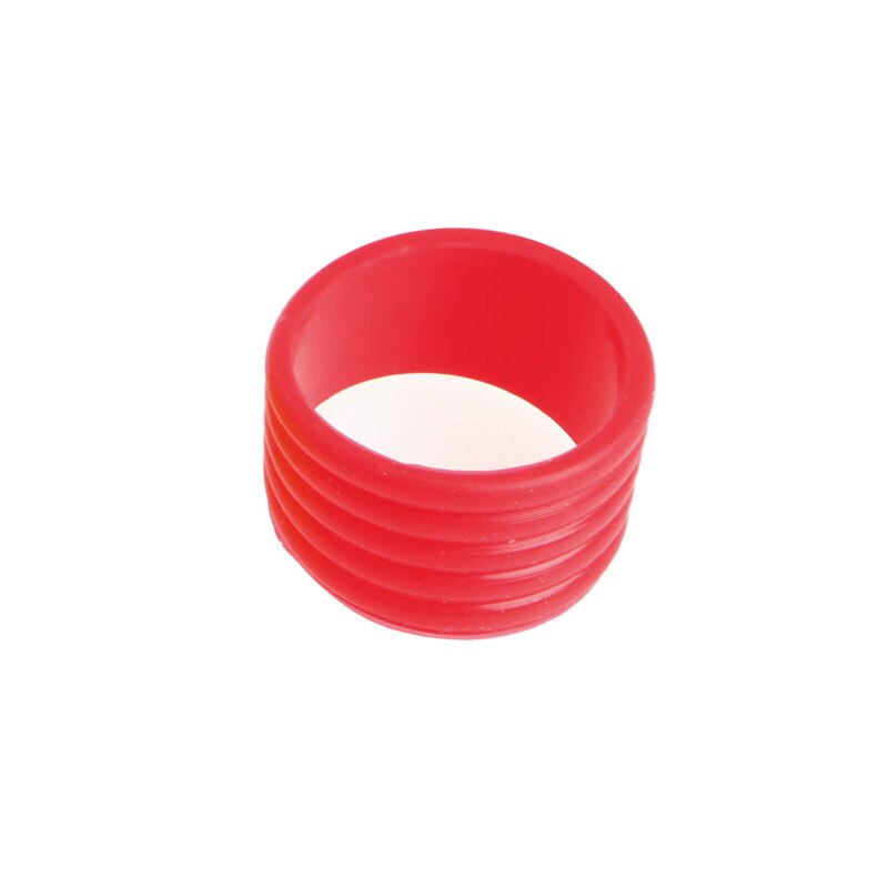 Stretchy Tennis Racket Handvat Rubber Ring Tennis Racquet Band Overgrips: red
