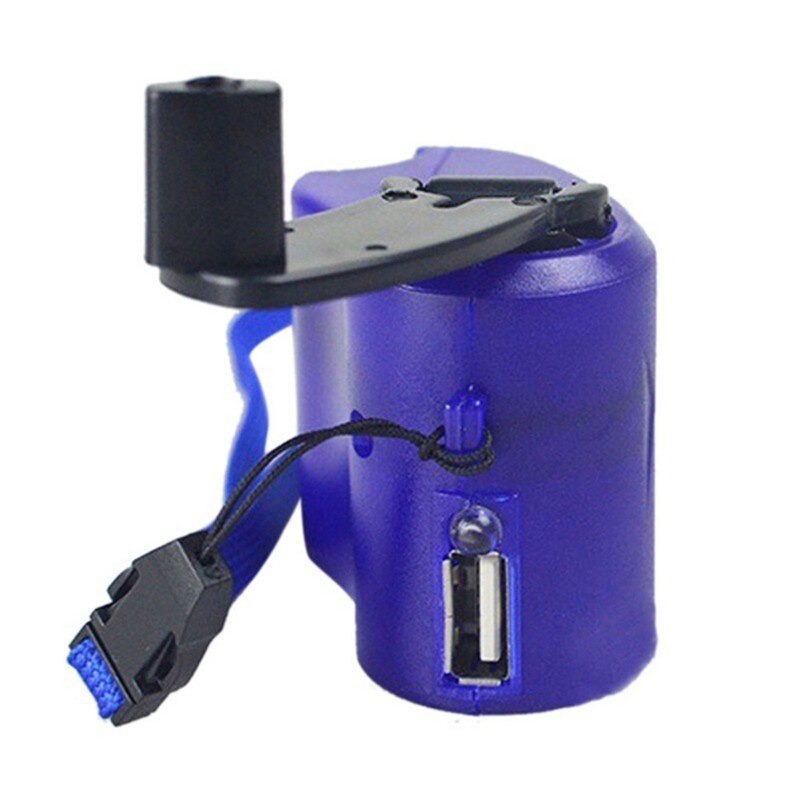 Externo portátil mão de energia emergência dínamo manivela usb carregamento universal carregador acampamento ao ar livre tool1: L