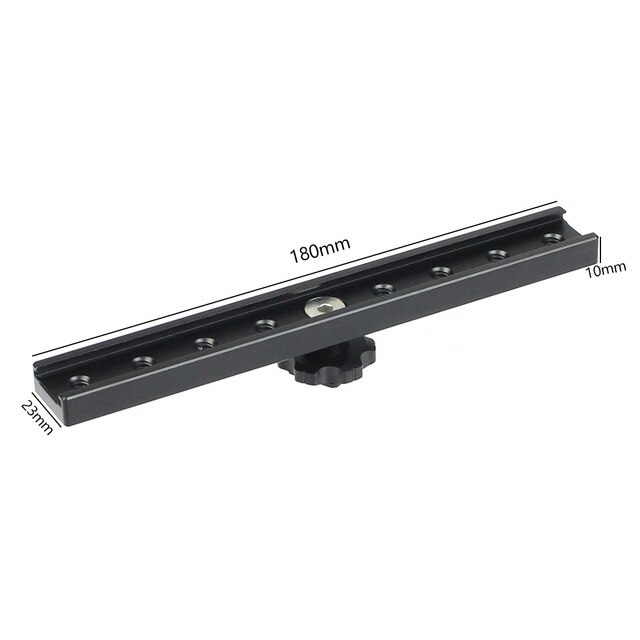 Bgning Triple/Dubbele Koud Schoen Mount Adapter 1/4 Mount Extension Bar Beugel Voor Dslr Camera Statief Zaklamp Licht Microfoon: Type D