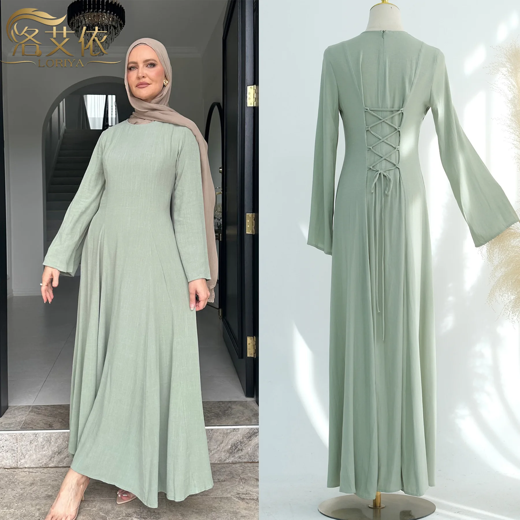 Roupas para mulheres muçulmanas sólido robe malaio turquia dubai zíper cardigan robe moda simplicidade vestido de verão abayas para mulher
