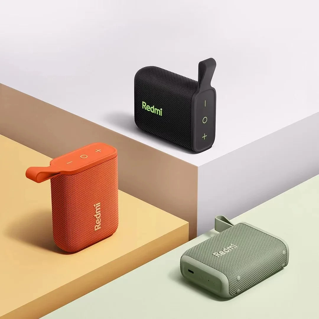 Xiaomi-Haut-parleur Bluetooth portable Redmi, extérieur, IP67, boîte de son stéréo injuste, BT5.3, couples de touristes RVB, connectivité TWS, coloré