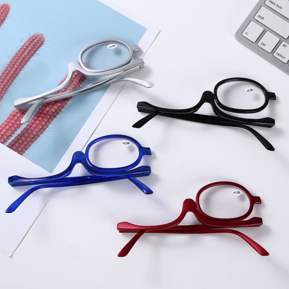 machen-hoch Lesebrille Einzel 180-grad Rotierenden machen-hoch Brille Klapp Brillen Allgemeine + 1,0 + 1,5 + 2.0 + 2.5 + 3.0 + 3.5 + 4,0