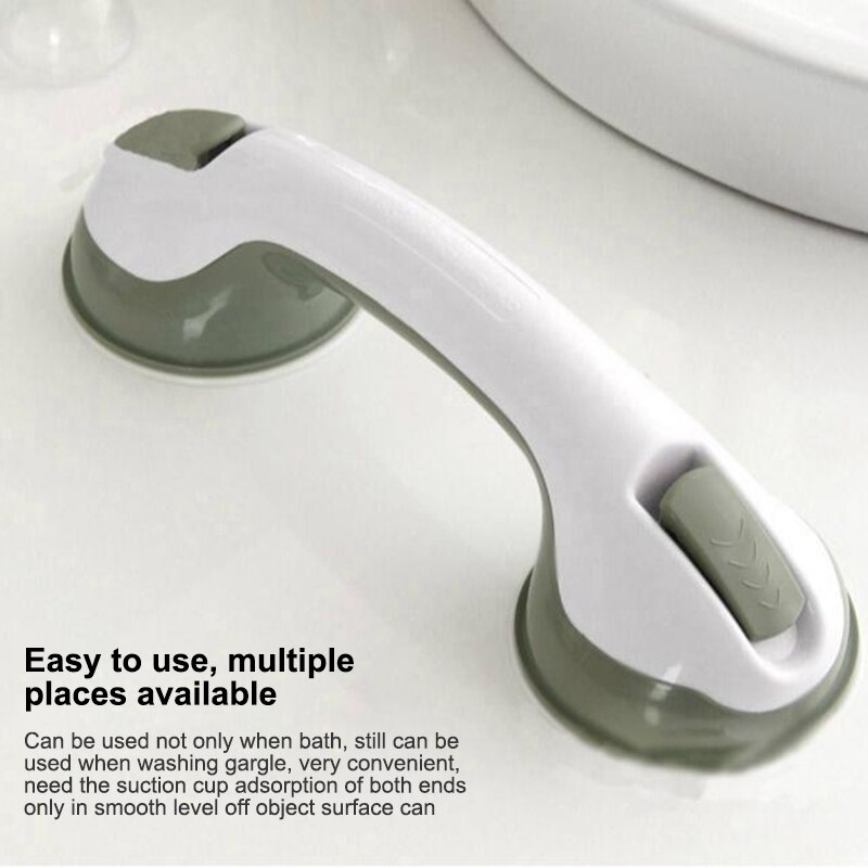 Bathroom Shower Vacuum Handle Suction Cup Safety Handle Anti Slip Support Toilet Help Hand Rail Safe Grab Bar Handrail Grip