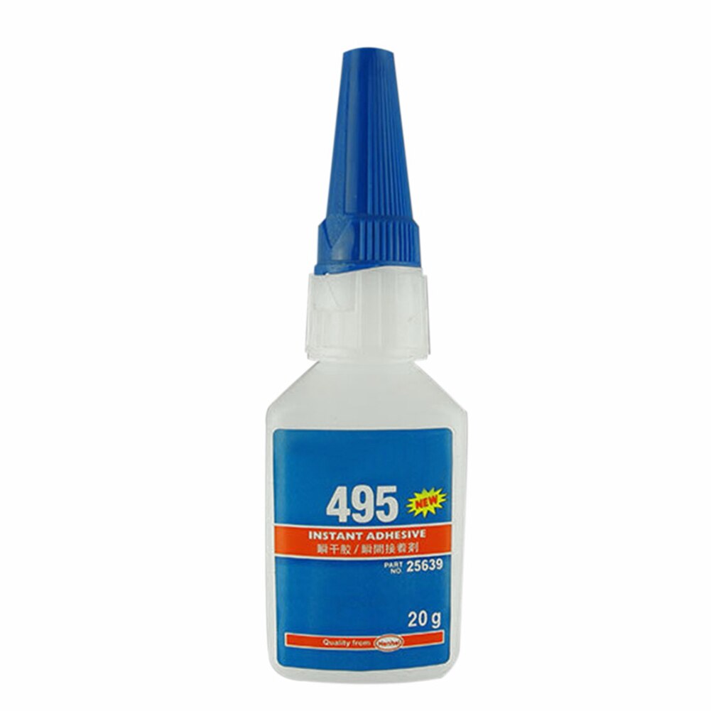 Super Lijm 20G Instant Lijm Sneldrogende Fles Voor Plastic/Hout Vloeibare Lijm Voor Kantoor/School sterker 406/480/403/495