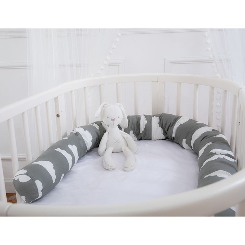 Baby Bed Protector Safety Crib Bumper Pad Cushion Soft Cotton Infant Bedding Set 23GD