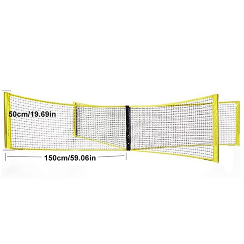 Nueva red de voleibol, red de voleibol de cuatro cuadrados, Red de entrenamiento de pelota de voleibol cruzada, Red de juego de bádminton para deportes