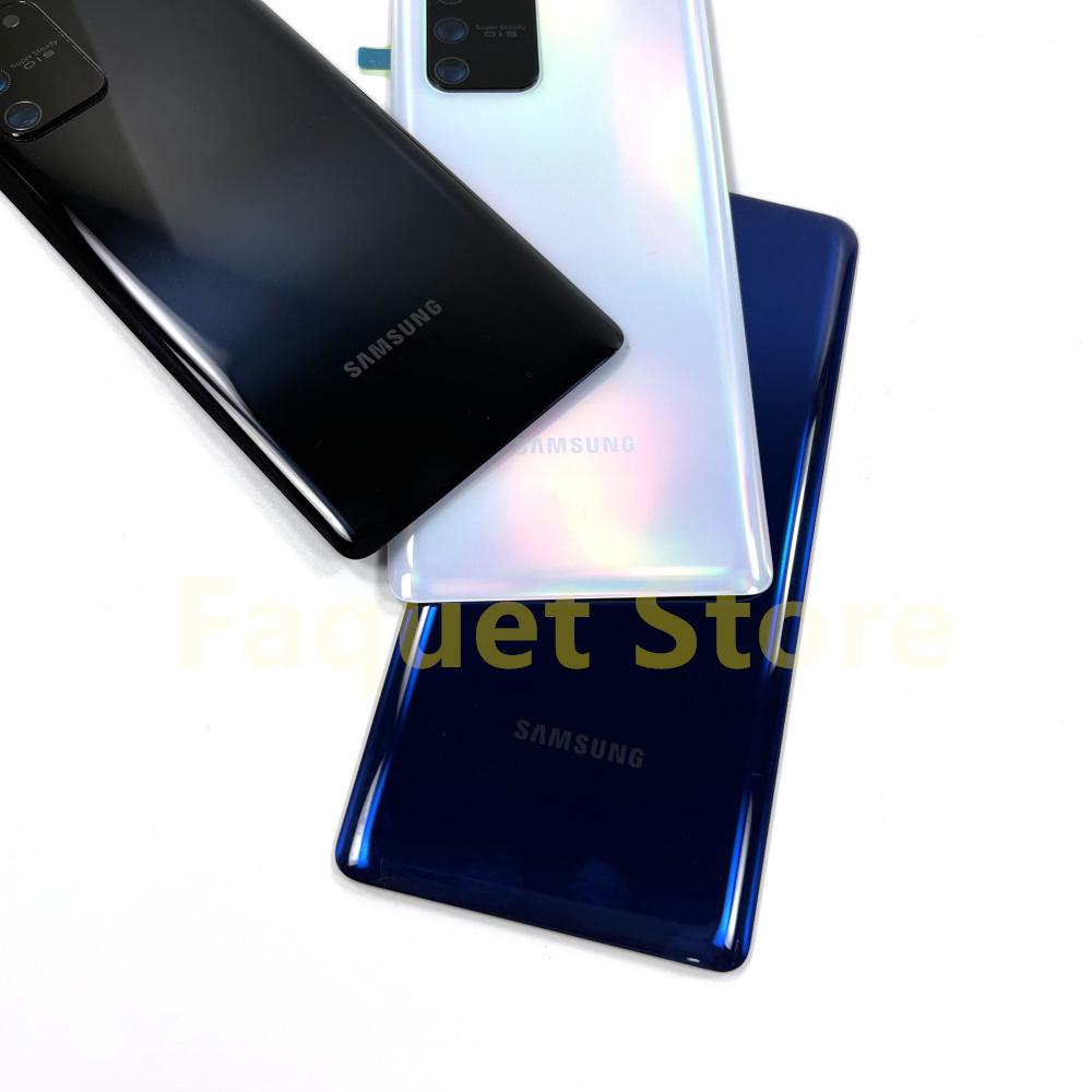 SAMSUNG Galaxis S10 Lite G770 SM-G770F/DS Gehäbenutzen Batterie Abdeckung Zurück Abdeckung fallen Hinteren Tür Chassis Hülse Kamera Glas objektiv Rahmen