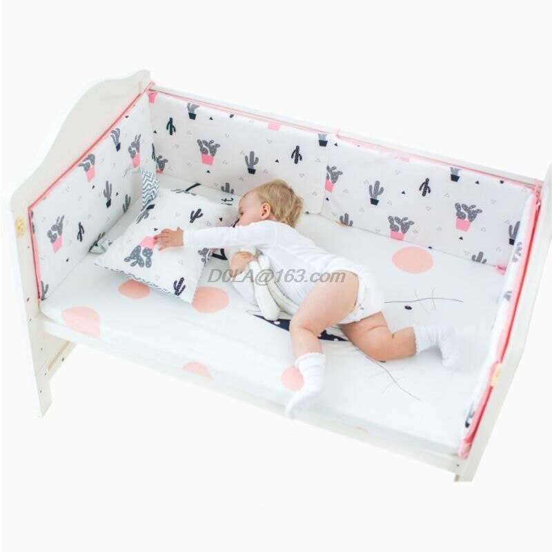 1 pc toddler baby krybbe kofangere pad til barneseng sikkerhed universal anti-kollision liners protector sengetøj