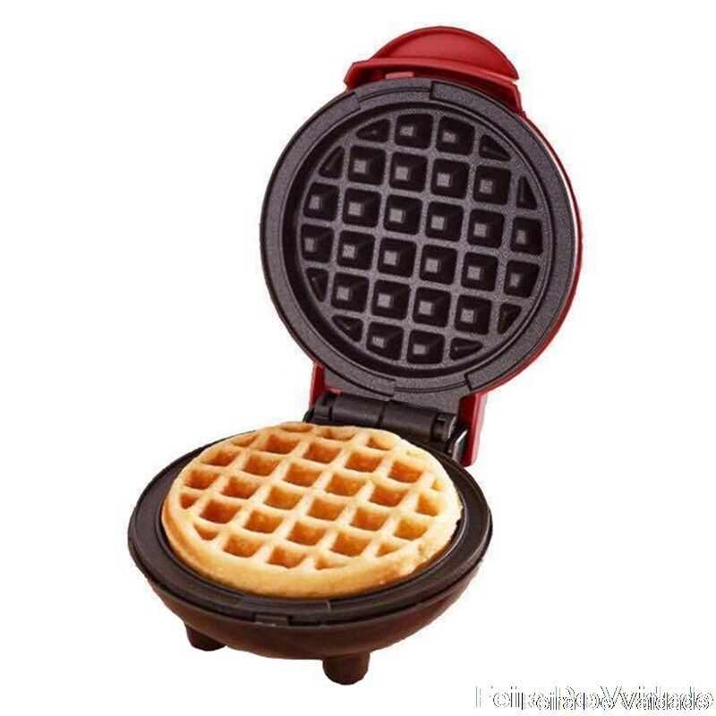 Mini Wafel Pot Elektrische Wafels Maker Bubble Ei Taart Oven Ontbijt Wafel Machine Ei Taart Oven Pan Paninis Eggette Machine: EU